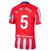 Maillot de foot Atletico Madrid Rodrigo De Paul #5 Domicile vêtements 2024-25 Manches Courtes